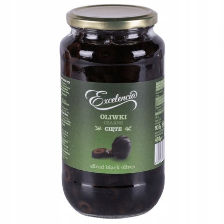 

Oliwki czarne cięte 935 g