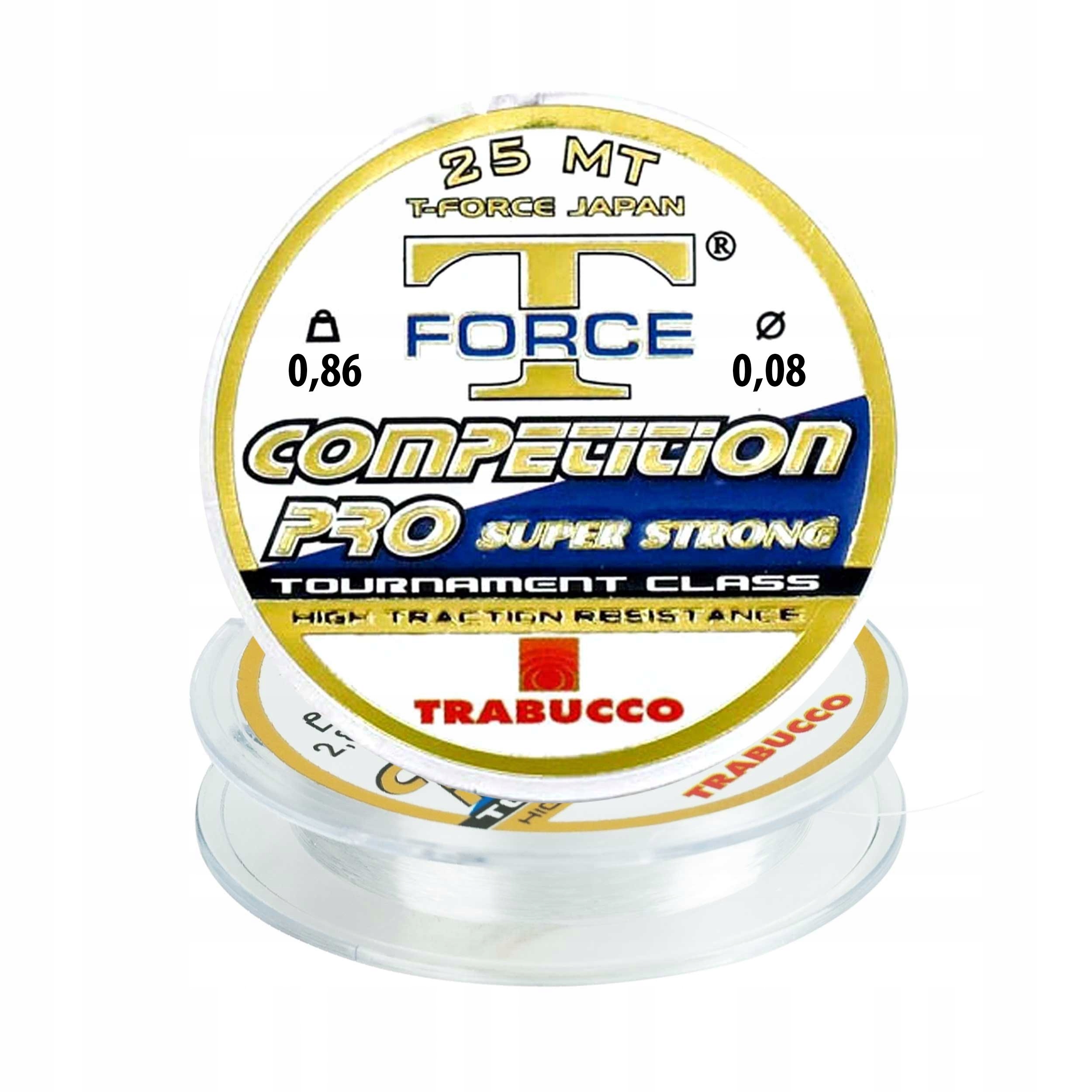 Żyłka Przyponowa Trabucco Competition Pro 0,08 mm x 25 m