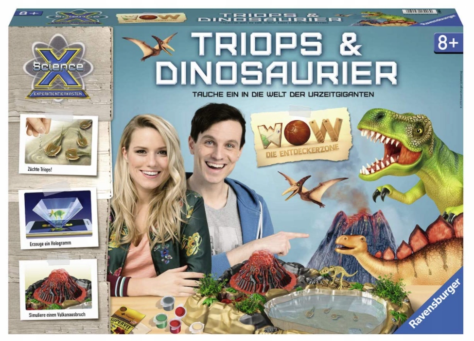 Ravensburger ScienceX Triopsy Dinozaury z Niemiec