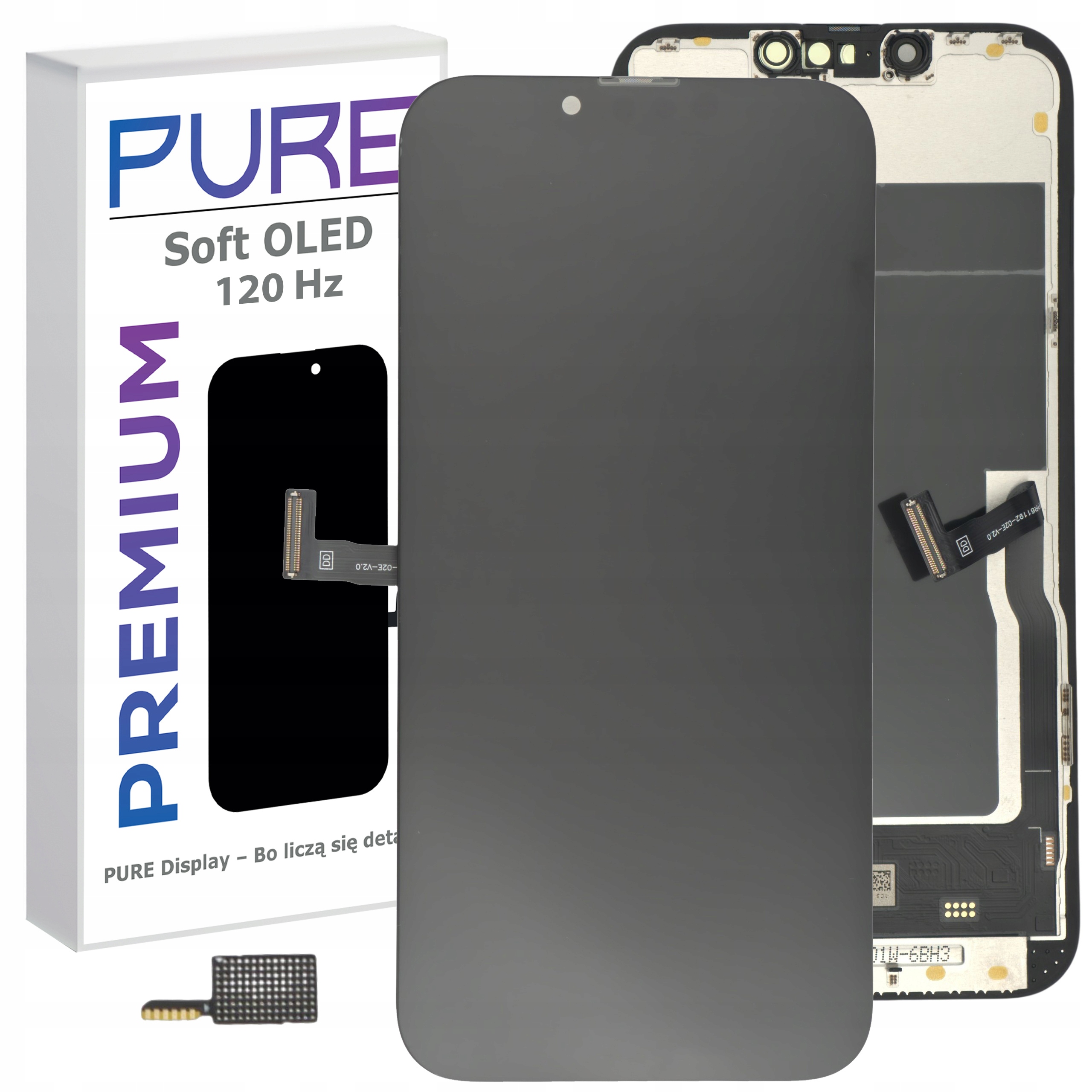 Pure LCD displej pro Apple iPhone 13 Pro Soft Oled 120Hz Fhd IC