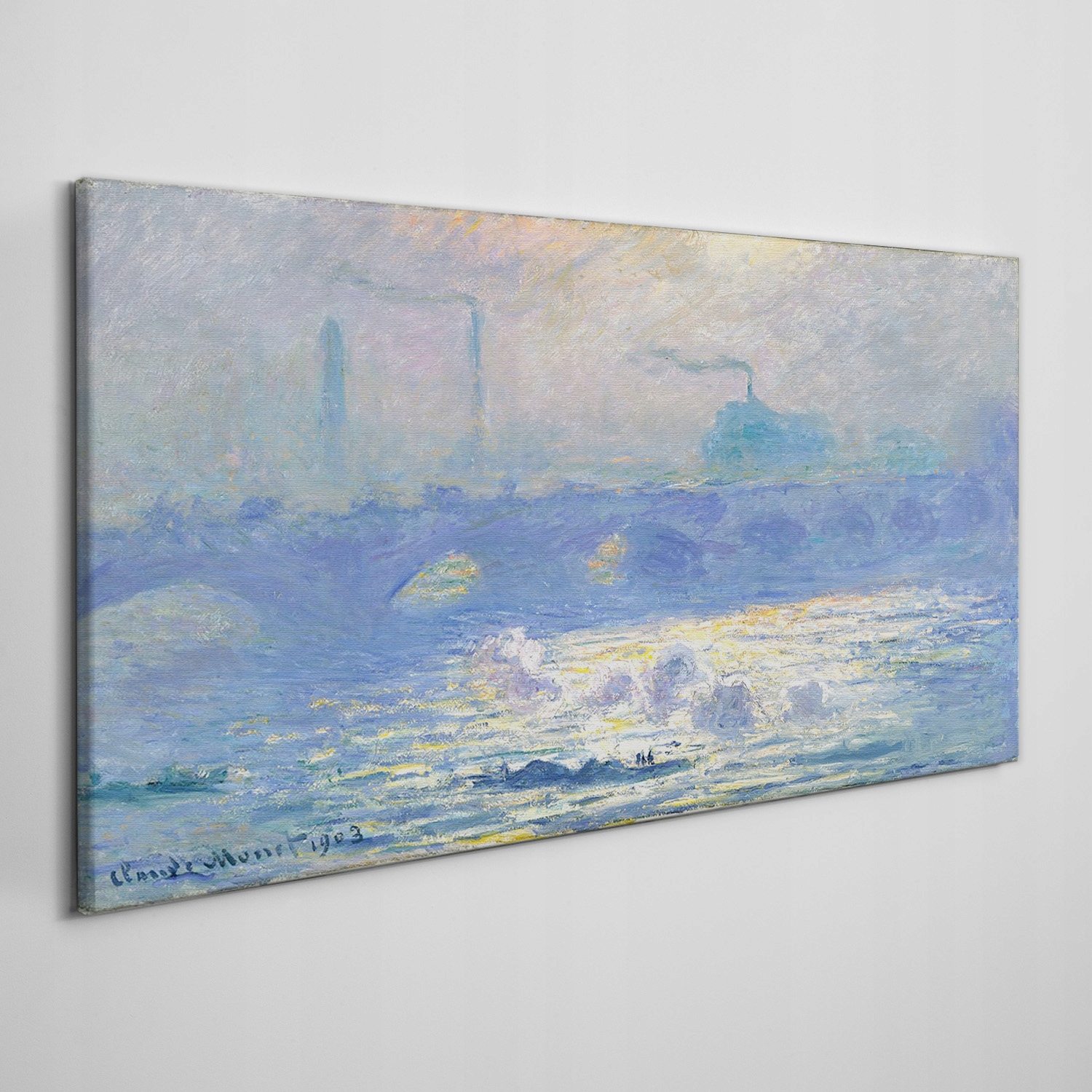 

Obraz na płótnie Waterloo bridge Monet 140x70 cm