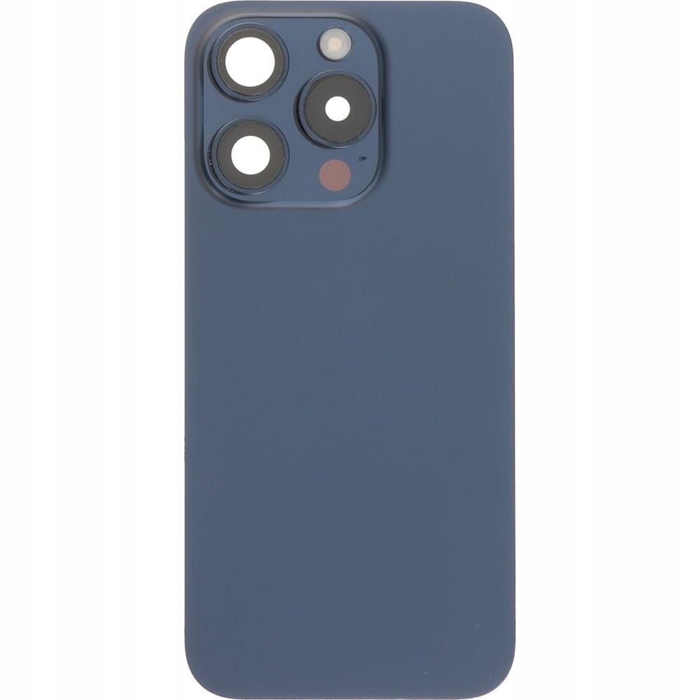 Tylna szyba, klapka baterii, panel tylny do iPhone 15 Pro, niebieska