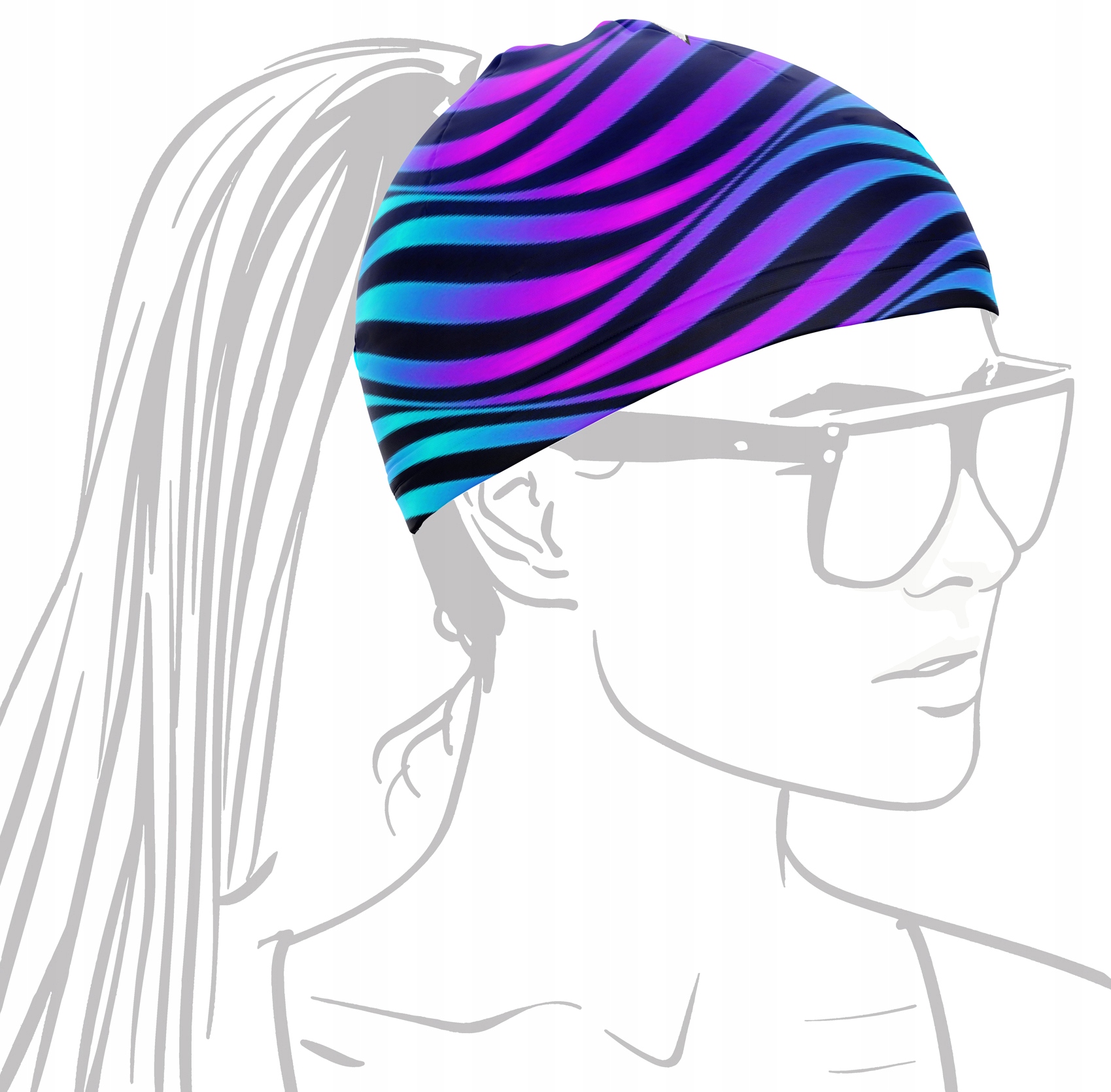 Czapka Termoaktywna Sportowa z Otworem na Kucyk