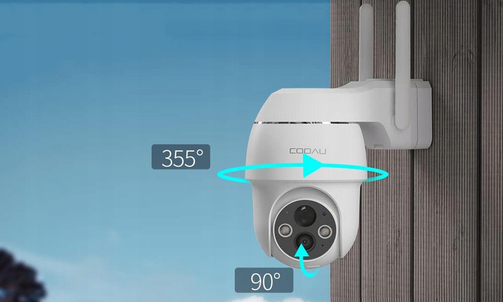 KAMERA ZEWNĘTRZNA OBROTOWA IP WIFI 2K 3MPx 4x ZOOM Rozdzielczość 3 Mpx