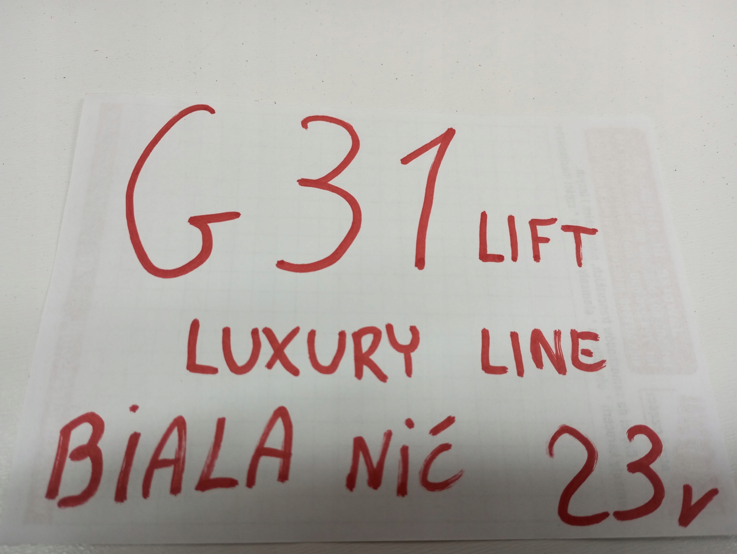 dashboard BMW 5 G30 G31 LIFT LUXURY LINE 23R