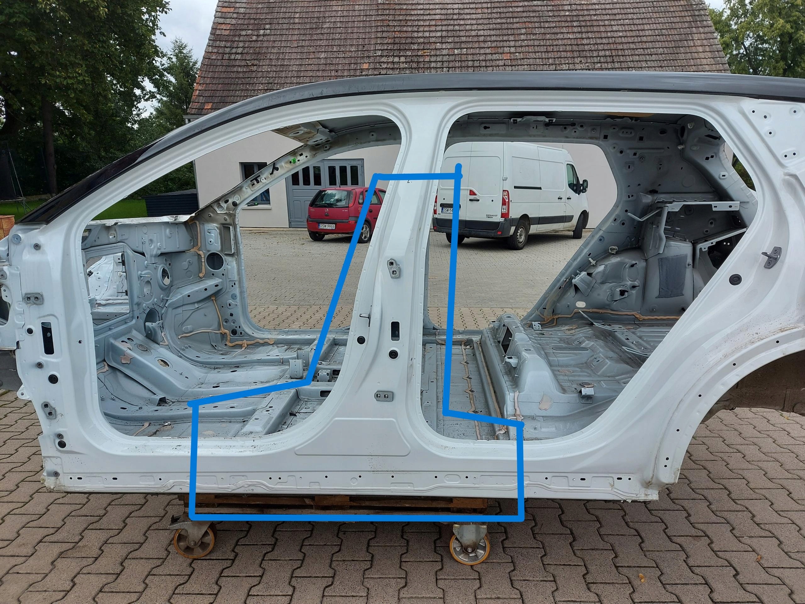 RENAULT Scenic E-Tech V 5 pillar threshold left BIXUI