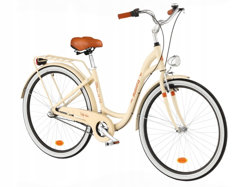 Rower miejski Indiana Moena A3B 28 cali damski Cappuccino