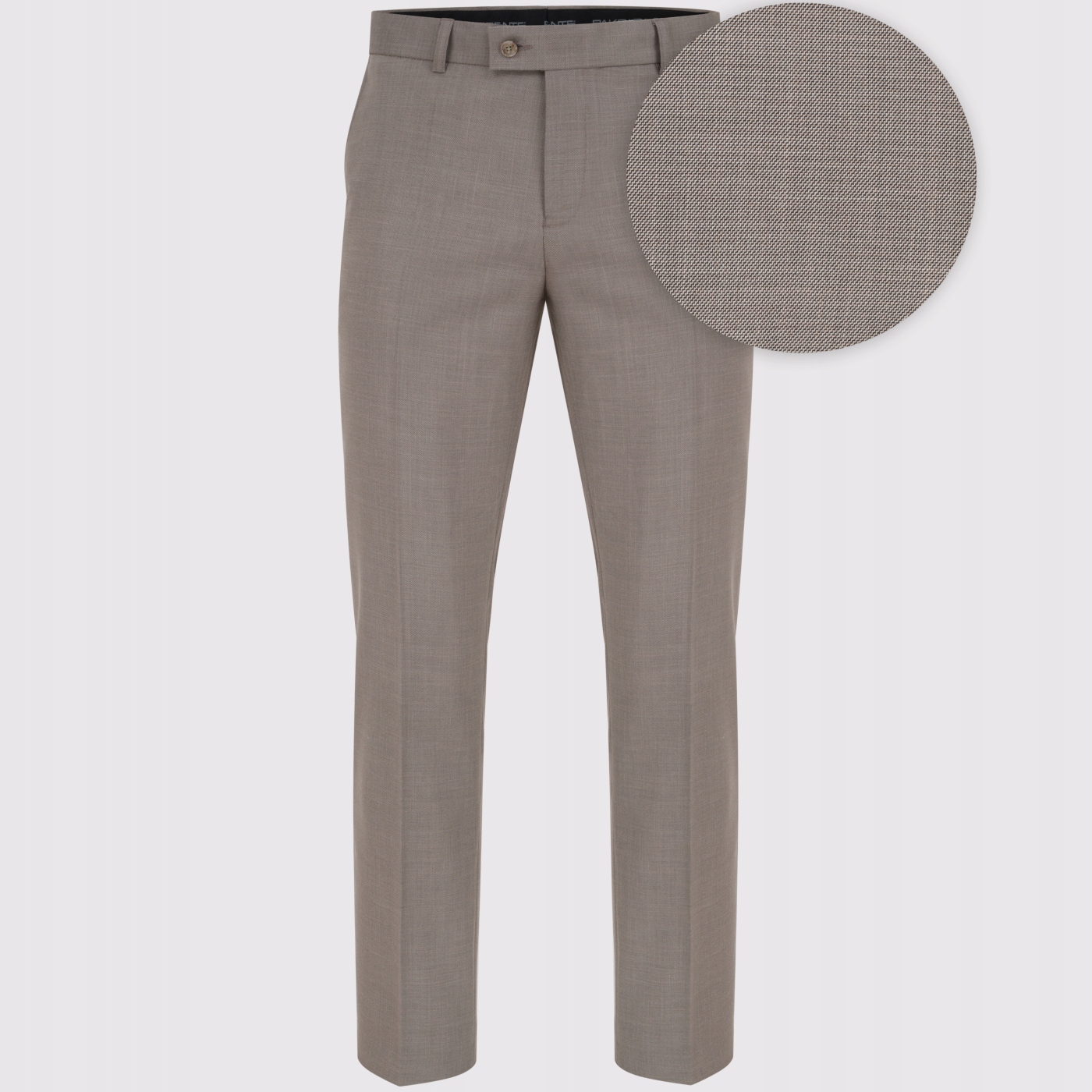 Světle hnědé pánské kostýmkové kalhoty Pako Lorente vel 88/176