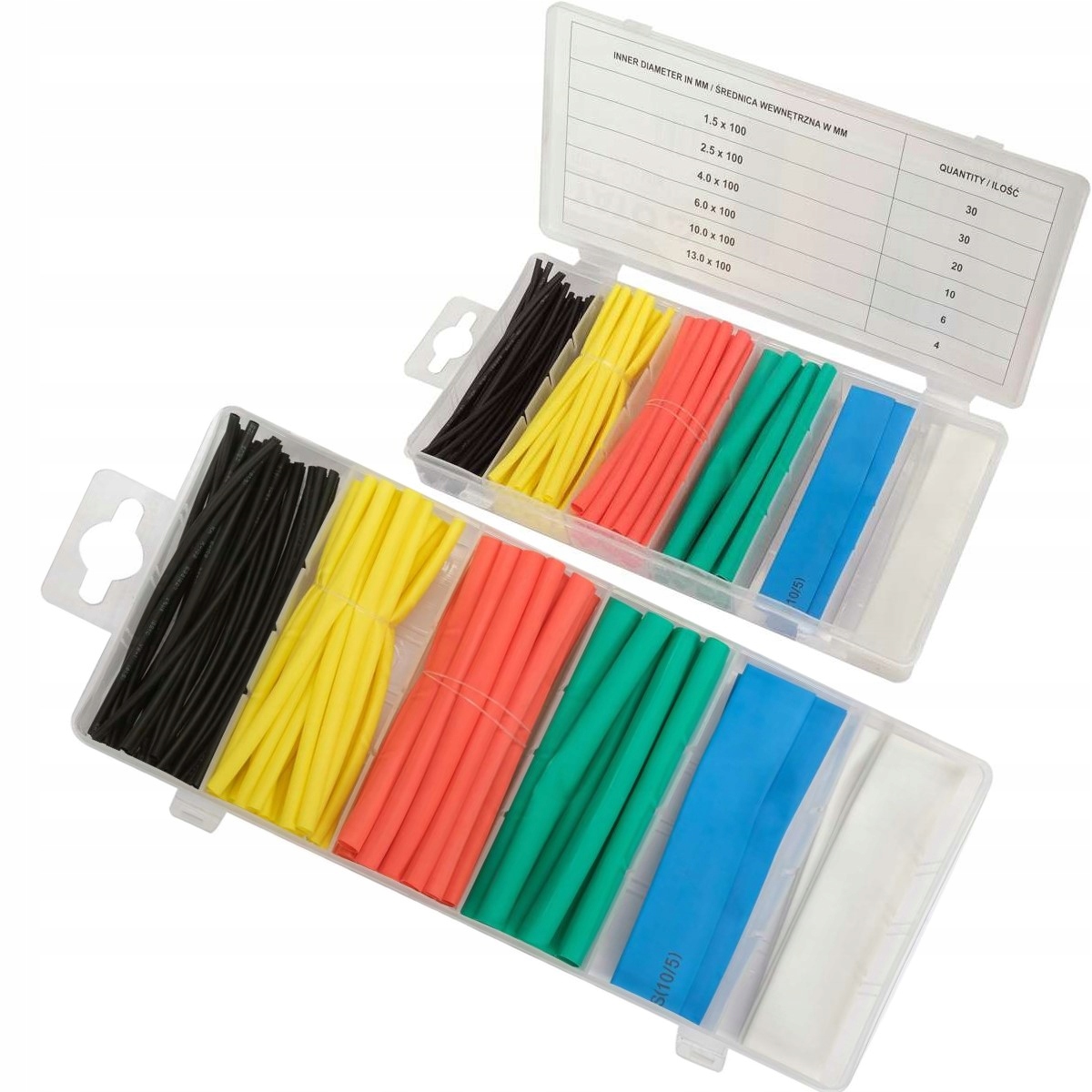 Zestaw Koszulek Termokurczliwych 100 Szt YT-068667/YAT