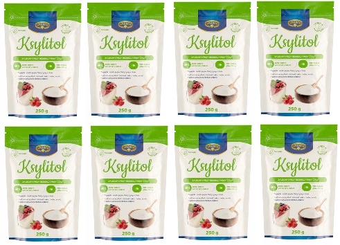 Levně 8 x 250 g Kruger Xylitol Karton
