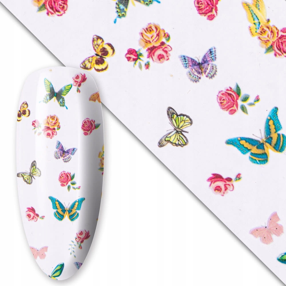 Folia Transferowa Do Paznokci Hybryd Żeli 100cm Lovley Time Collection Nr6