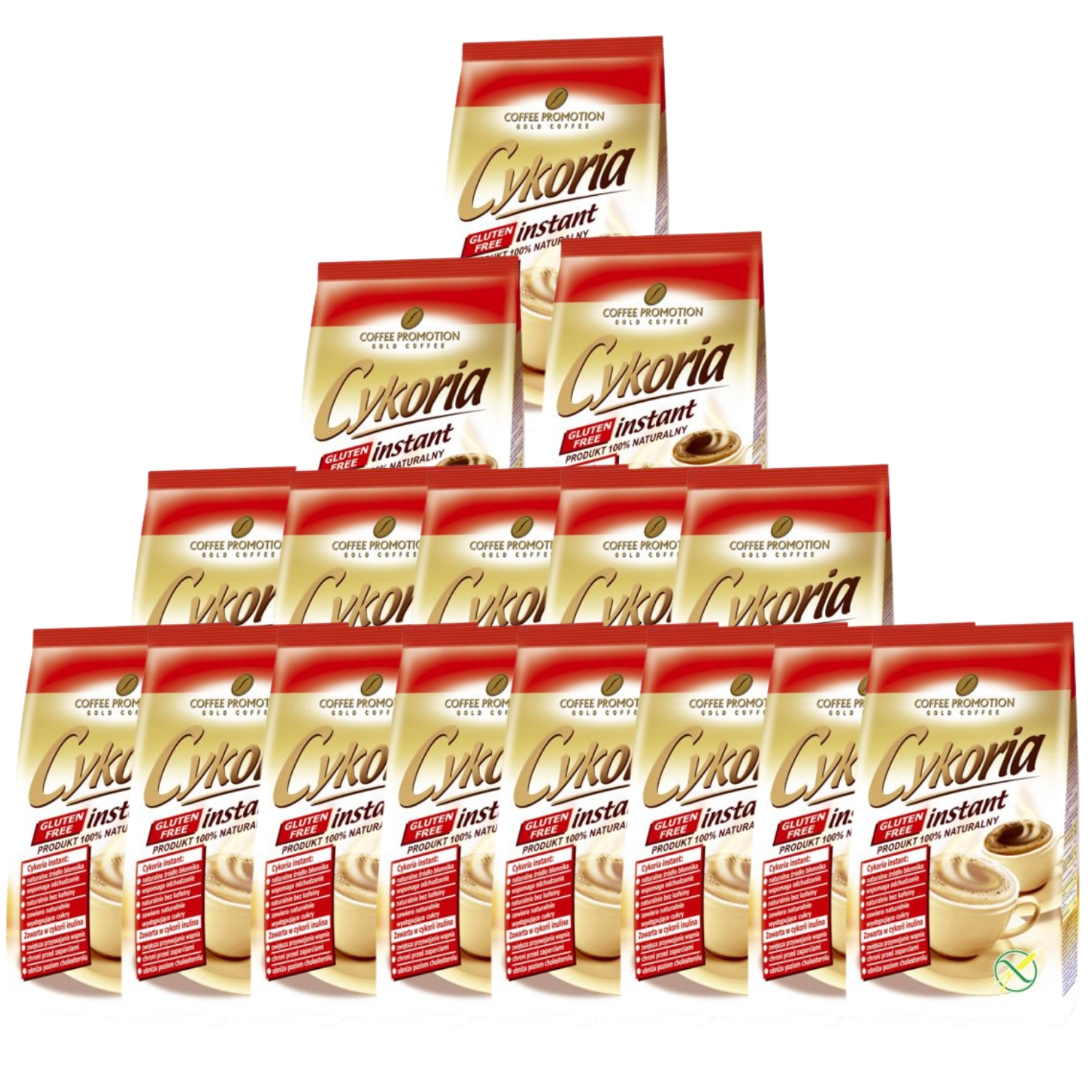 Levně Káva Cykoria Instant 100 g x 16 Ks 1,6 g Coffee