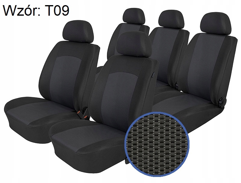 Pokrowce DEDYKOWANE Toyota Corolla Verso (5fot) EAN (GTIN) 5902288435114