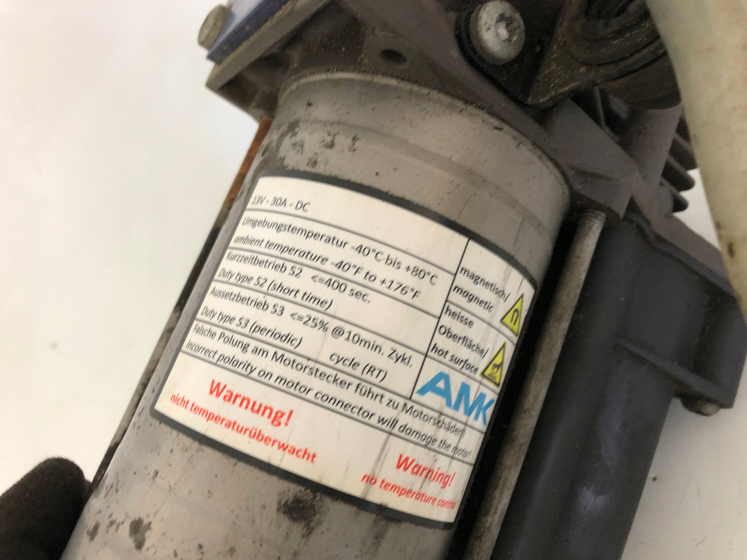 pump springing AMK A1991 MERCEDES GL X164 ML X164