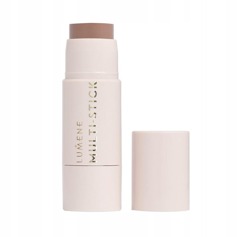 Bronzer v tyčince Lumene Light Brown, saténový povrch