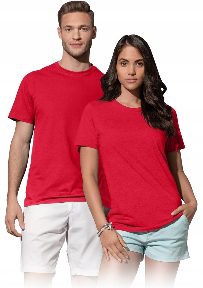 

T-shirt Koszulka Bawełniana Czerwona ST2000 M