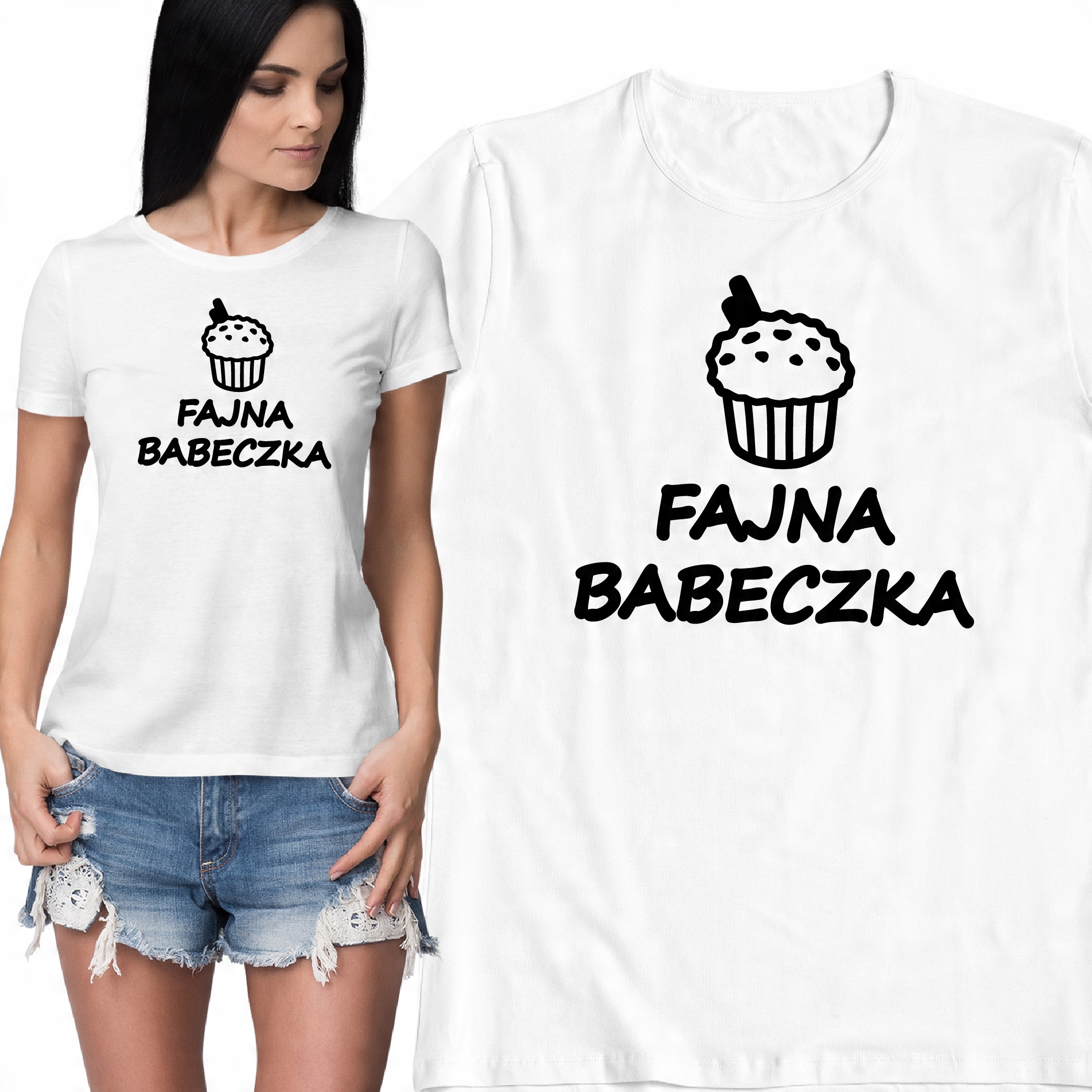 

Koszulka Na Dzień Kobiet Fajna Babeczka Babka