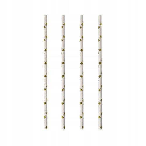 Słomki ekologiczne z papieru 6/200 mm 100 szt. Średnica 6 mm