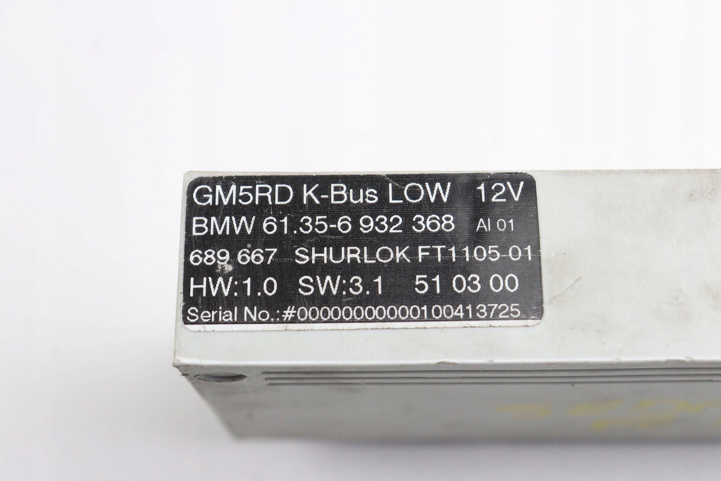 BMW 3 E46 control unit comfort control unit 6932368 EUROPA