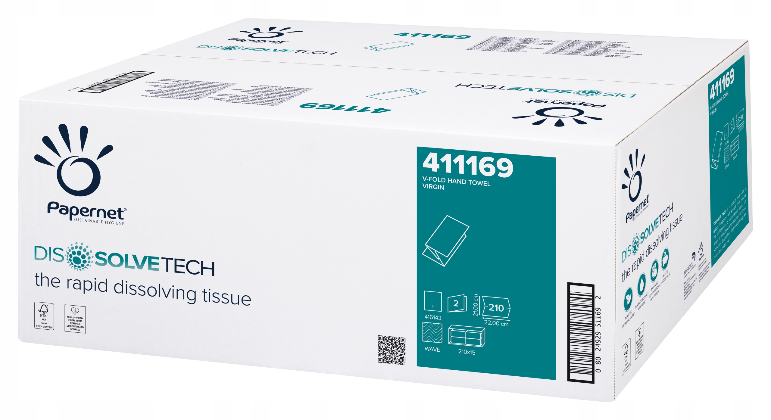 

Ręcznik V w składce H3 Papernet 411169 Łatworozp.