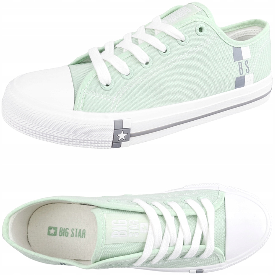 

Trampki Big Star buty damskie zielone HH274112 36