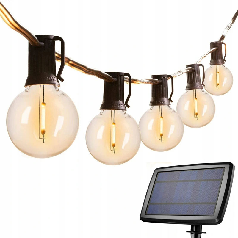 

Girlanda Lampki Ogrodowe Solarne 10LED 5,5m