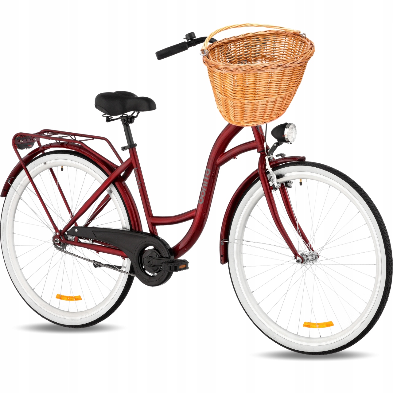 DAMSKI MIEJSKI ROWER 28 LEKKA DAMKA BONITA BEŻOWA VELOSTEEL ECO + GRATISY Płeć kobieta