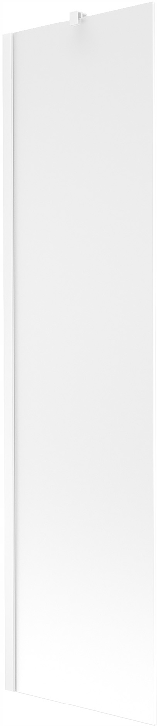 Mexen Next 1-křídlová vanová zástěna 50x150 cm, matné sklo, bílá