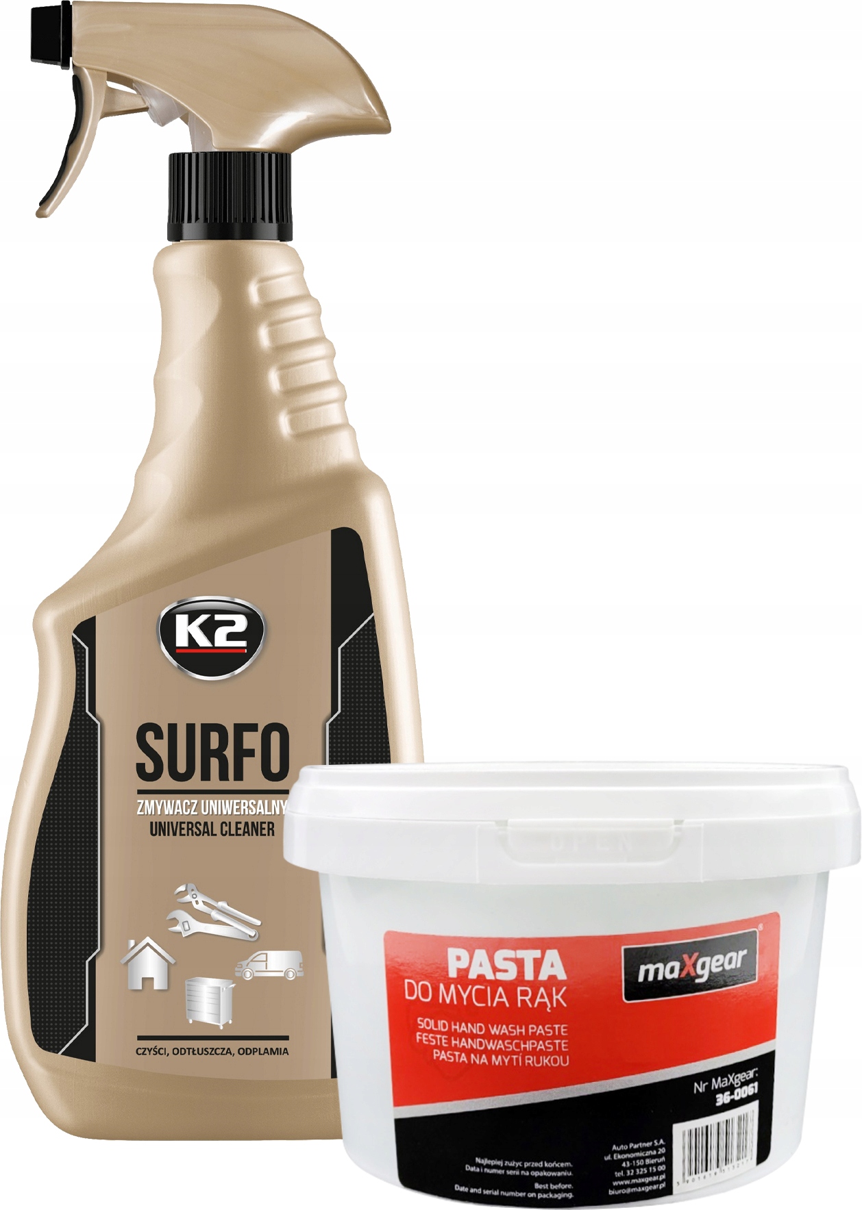 

Pasta do rąk zmywacz uniwersalny K2 Abra Surfo