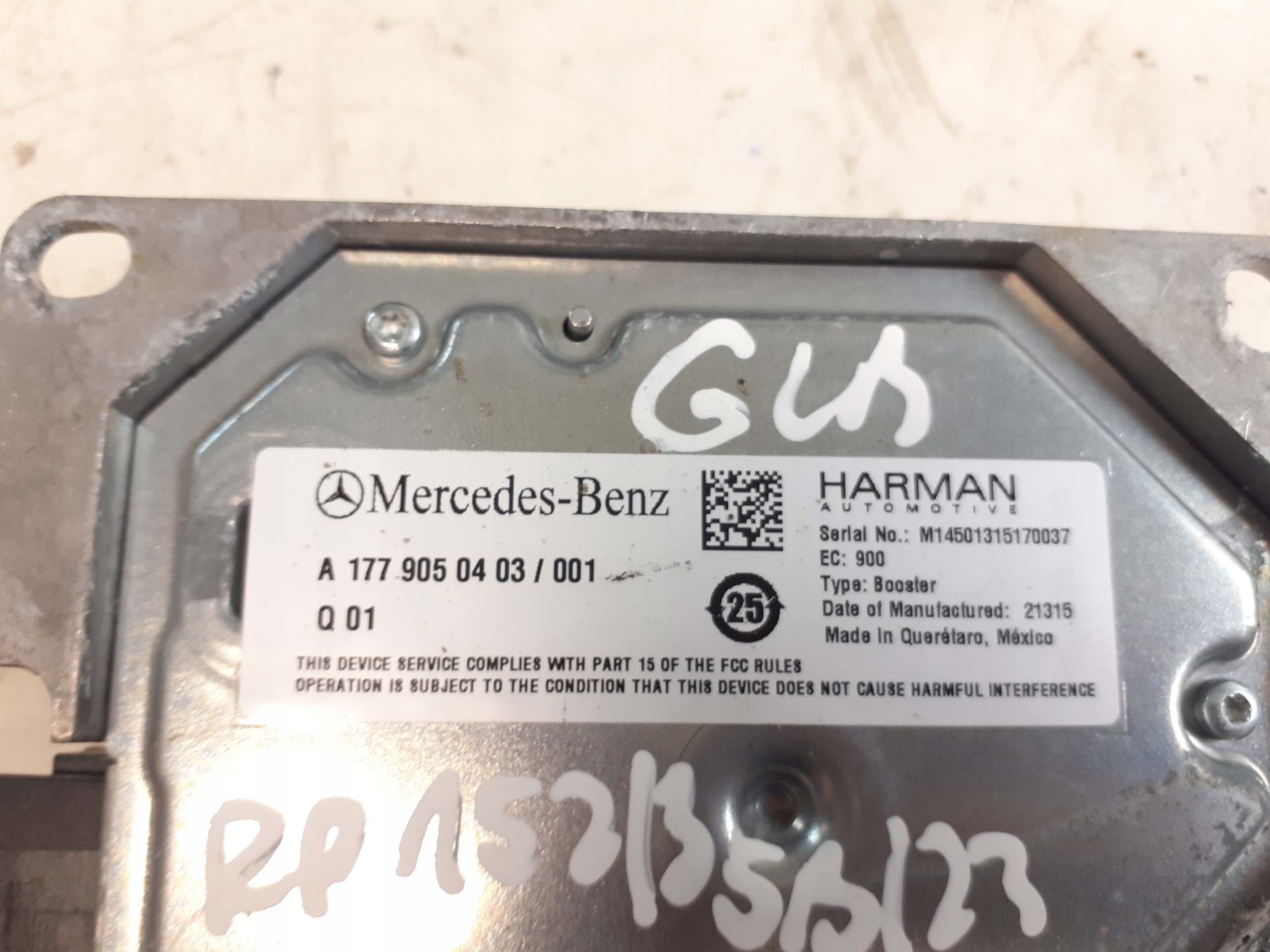 amplifier Audio Mercedes GLB X247 A1779050403