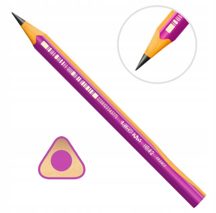 

Ołówek do nauki pisania Bic Kids Beginners różowy