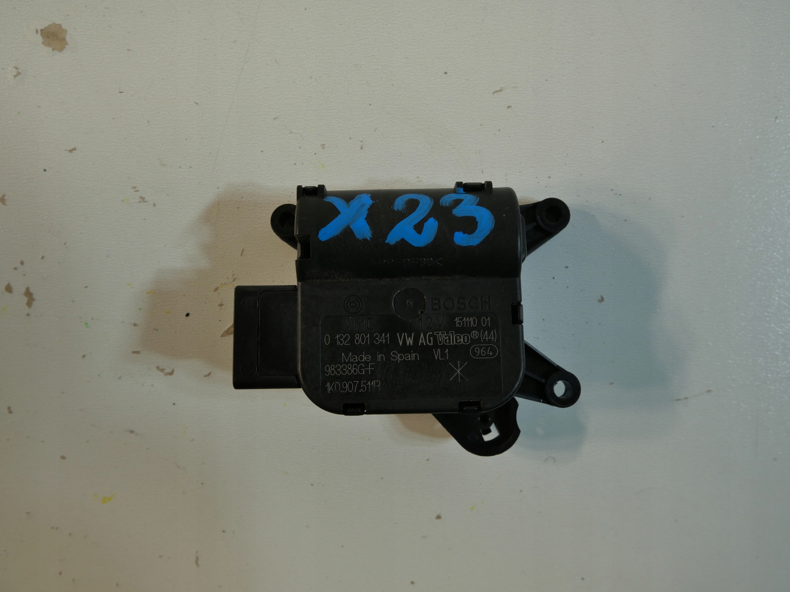 VW SEAT SKODA Micro moteur KLAP Bloc de chauffage complet 1K0907511B