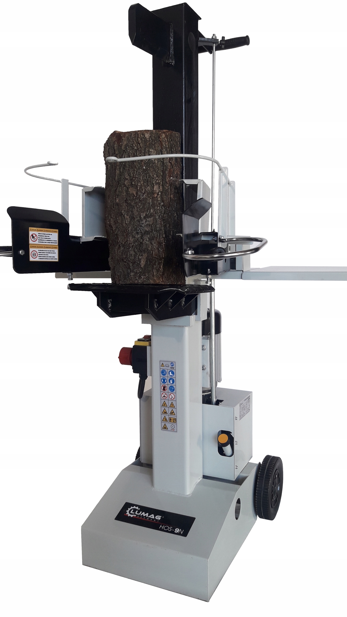 ŁUPARKA DO DREWNA LUMAG GERMANY HOS-9N 400V 8 TON Maksymalna siła nacisku 8 t