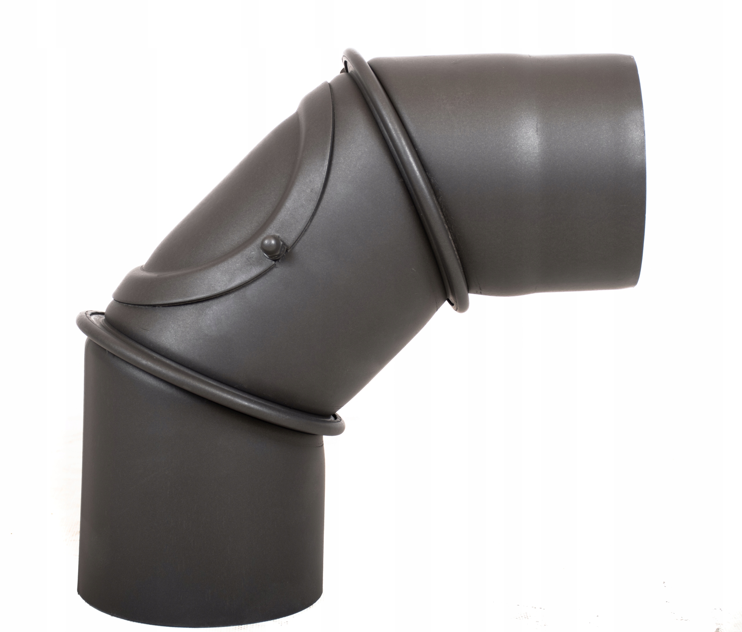 KOLANKO KOLANO DYMOWE DO PIECA FI 130 Z REWIZJĄ REGULOWANE Marka Hurtex