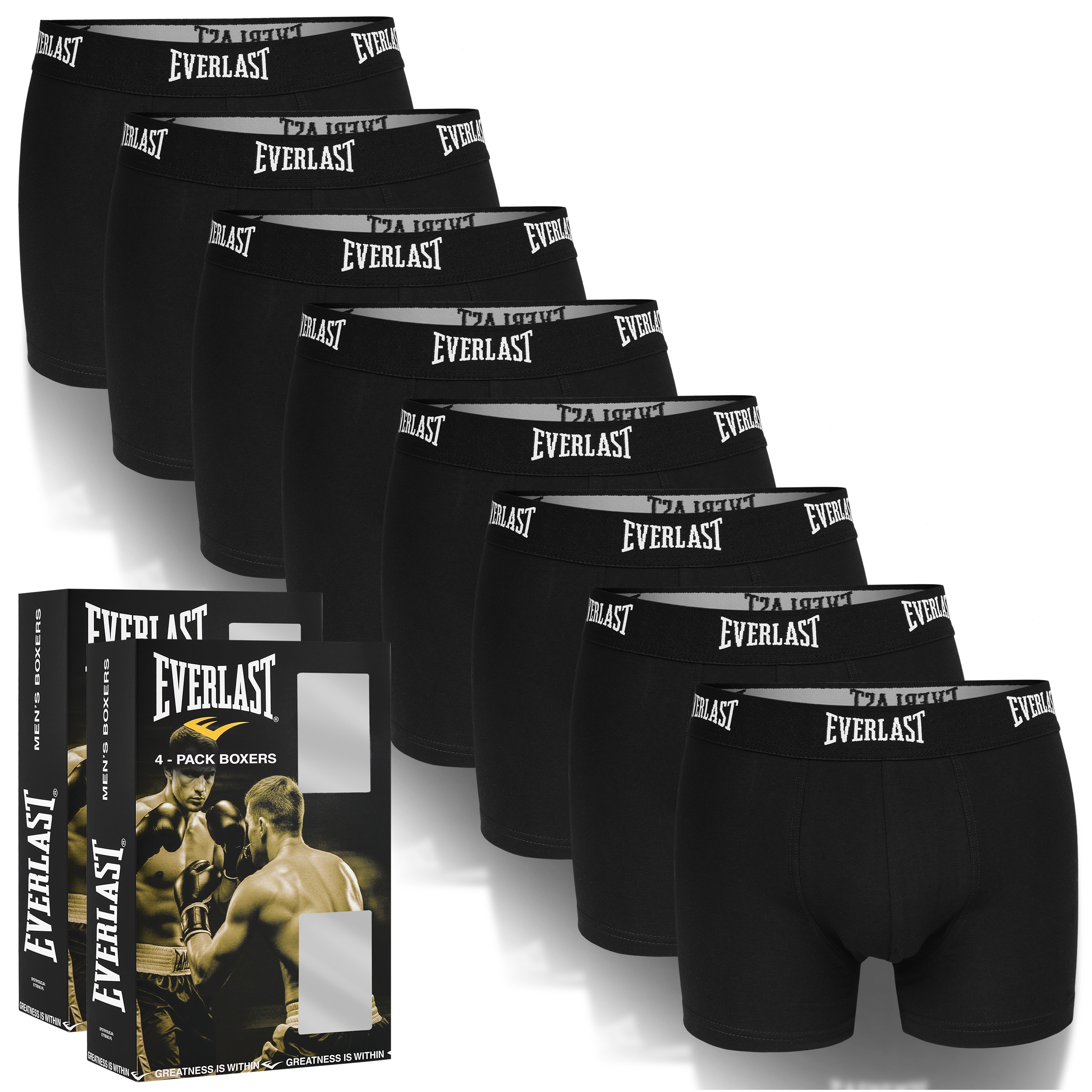 Everlast Pánské bavlněné boxerky 8 kusů L