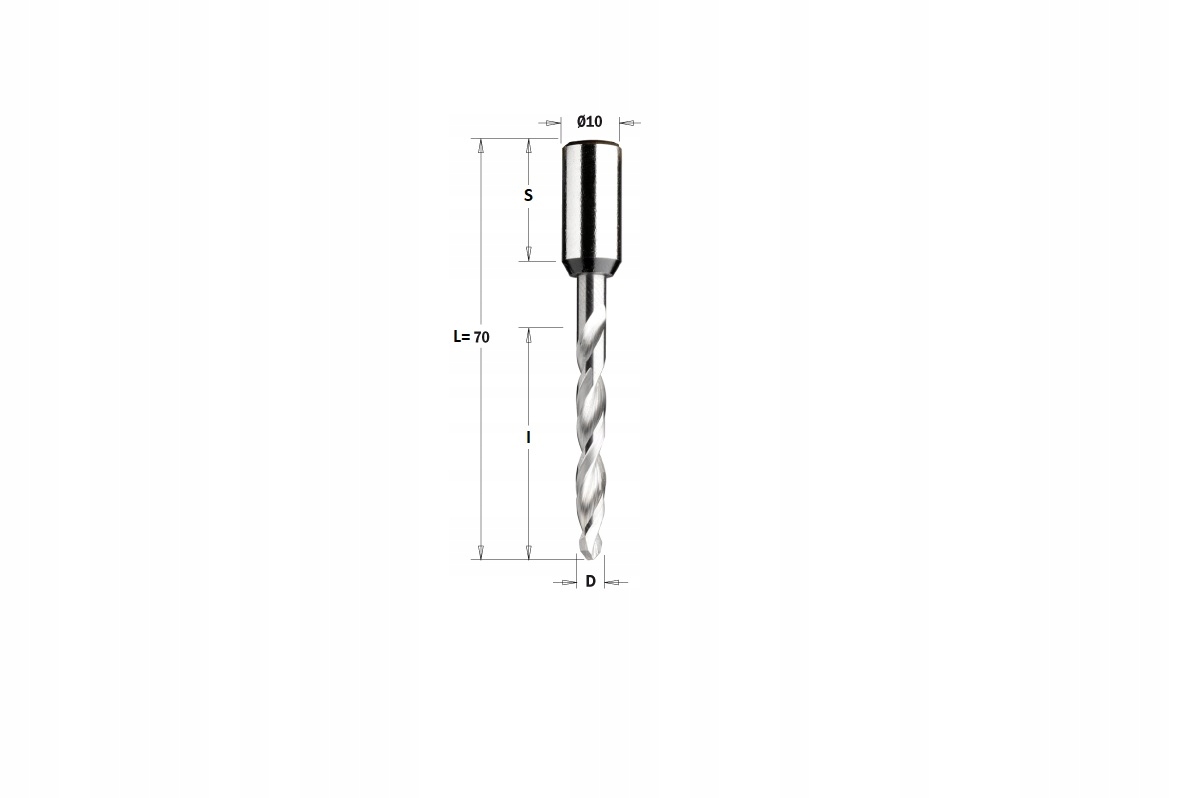 Cmt 314.100.21 Vrták P Hwm D=10 I=35 L=70 S=10x27 Rh Xtreme-hwm