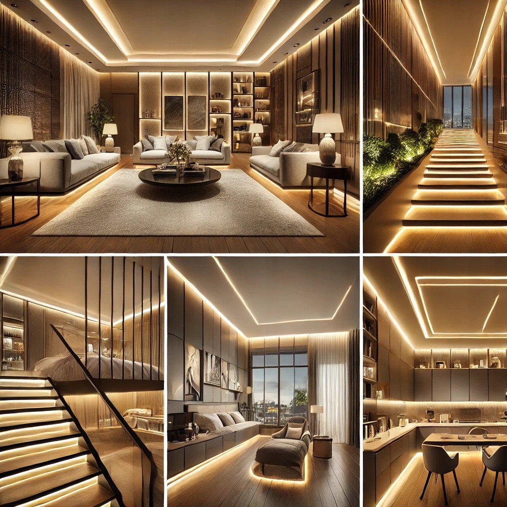 PROFIL aluminiowy NAWIERZCHNIOWY czarny + KLOSZ CIEMNY zaślepki 2m do led Typ profil do LED