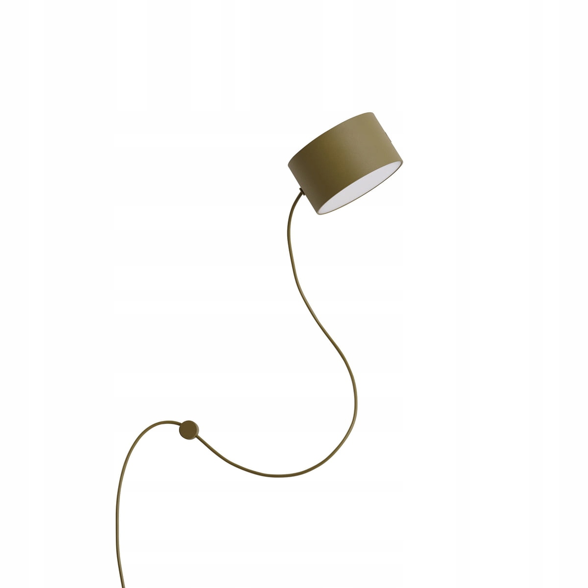 Muuto Post Nástenná lampa Nástenné svietidlo Hnedozelená