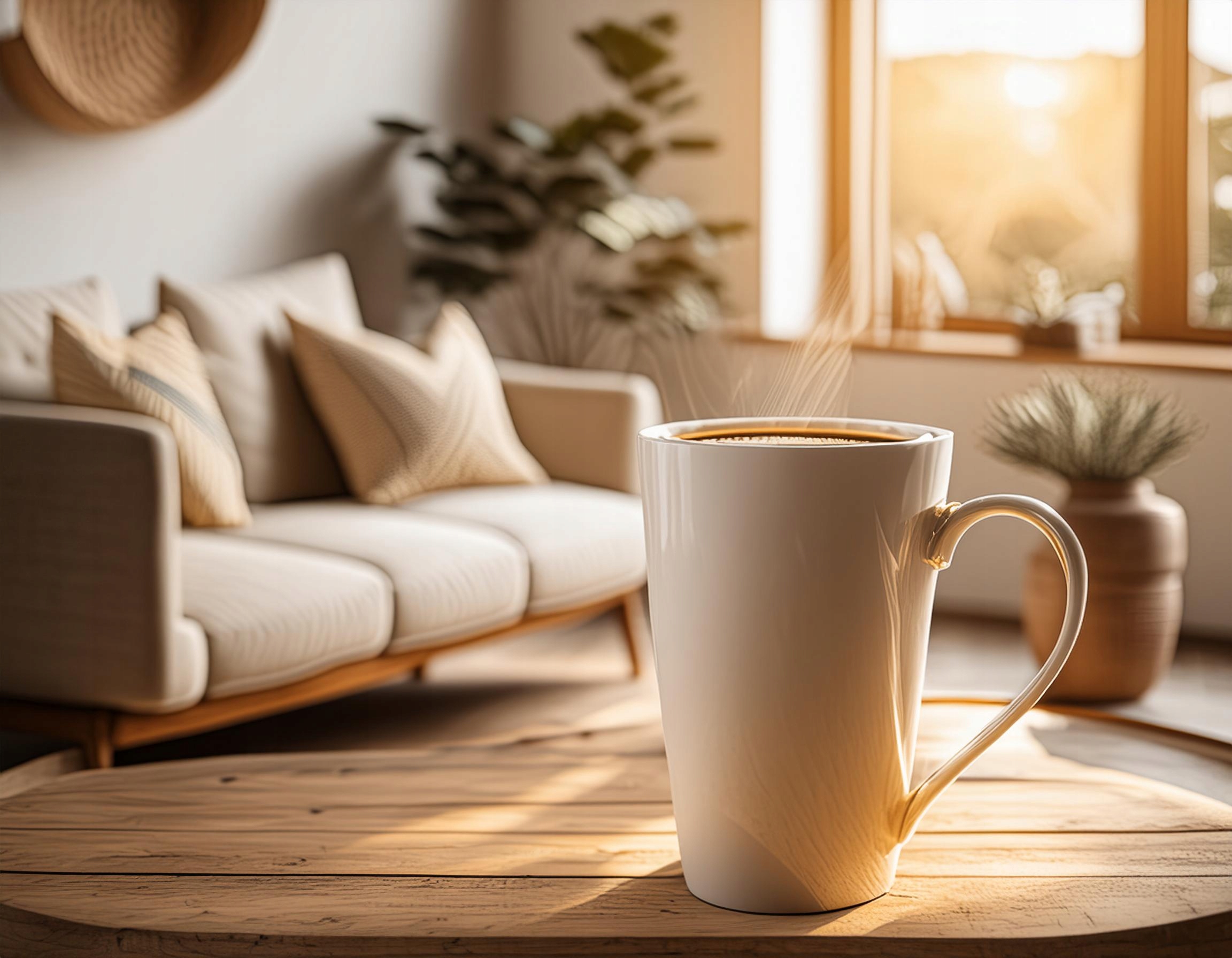 Kubek duży biały 500ml do kawy herbaty Marka Glasmark