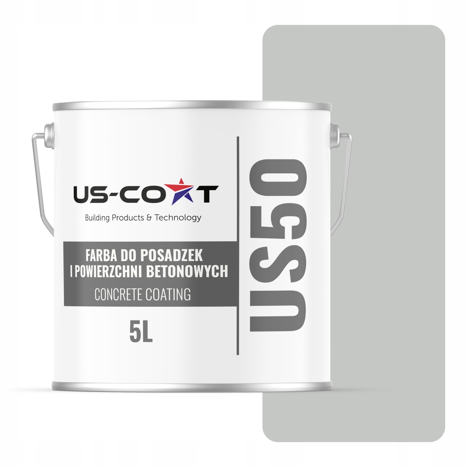 Farba na betón a garážové podlahy odolná voči chémii Sivý svetlý ral 7035 5L