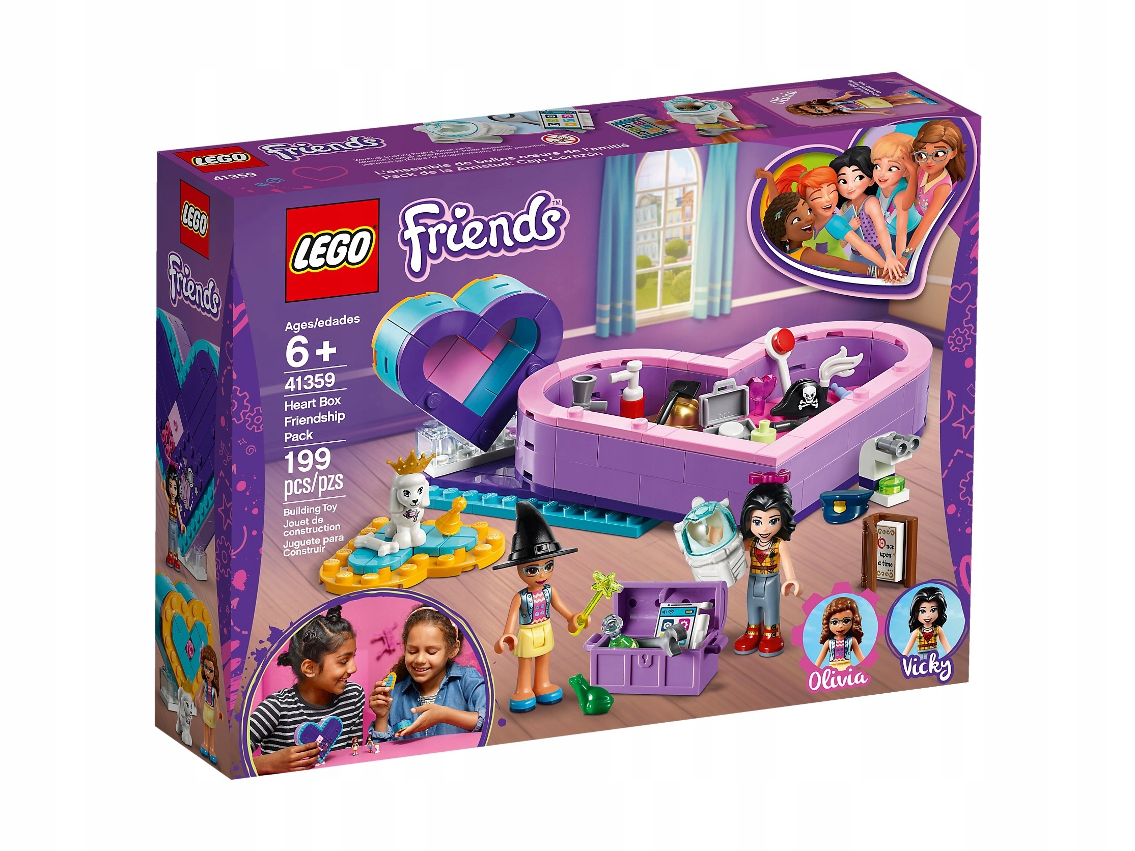 Lego Friends 41359 Krabička ve tvaru srdce sada přátelství Nové