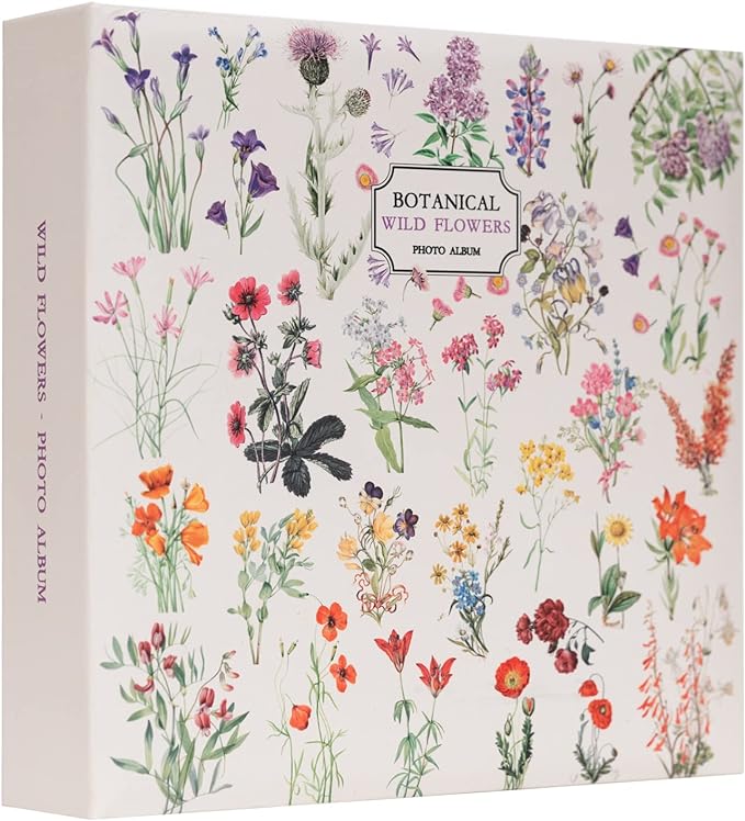 C4627 Kokonote Album na zdjęcia Botanical Wild Flowers 200 zdjęć 10X15cm