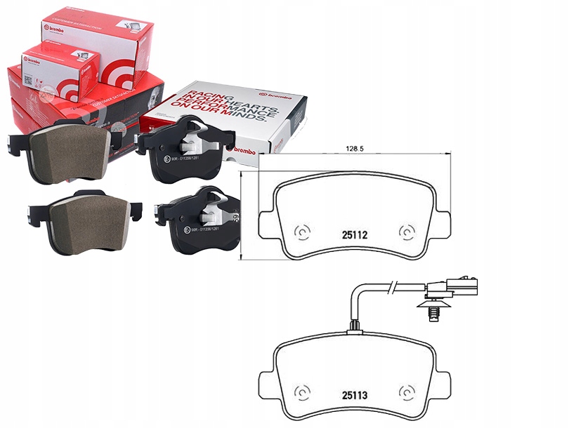 Brep 68 063 Brzdové Destičky Opel Movano 10- Zadní Z C Asistent řidiče #33