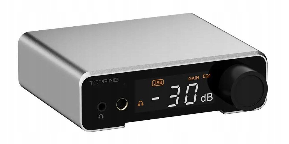 Topping DX1 II (Strieborný) Dac/amp ES9039Q2M Uac 2.0 DSD256 Pilot