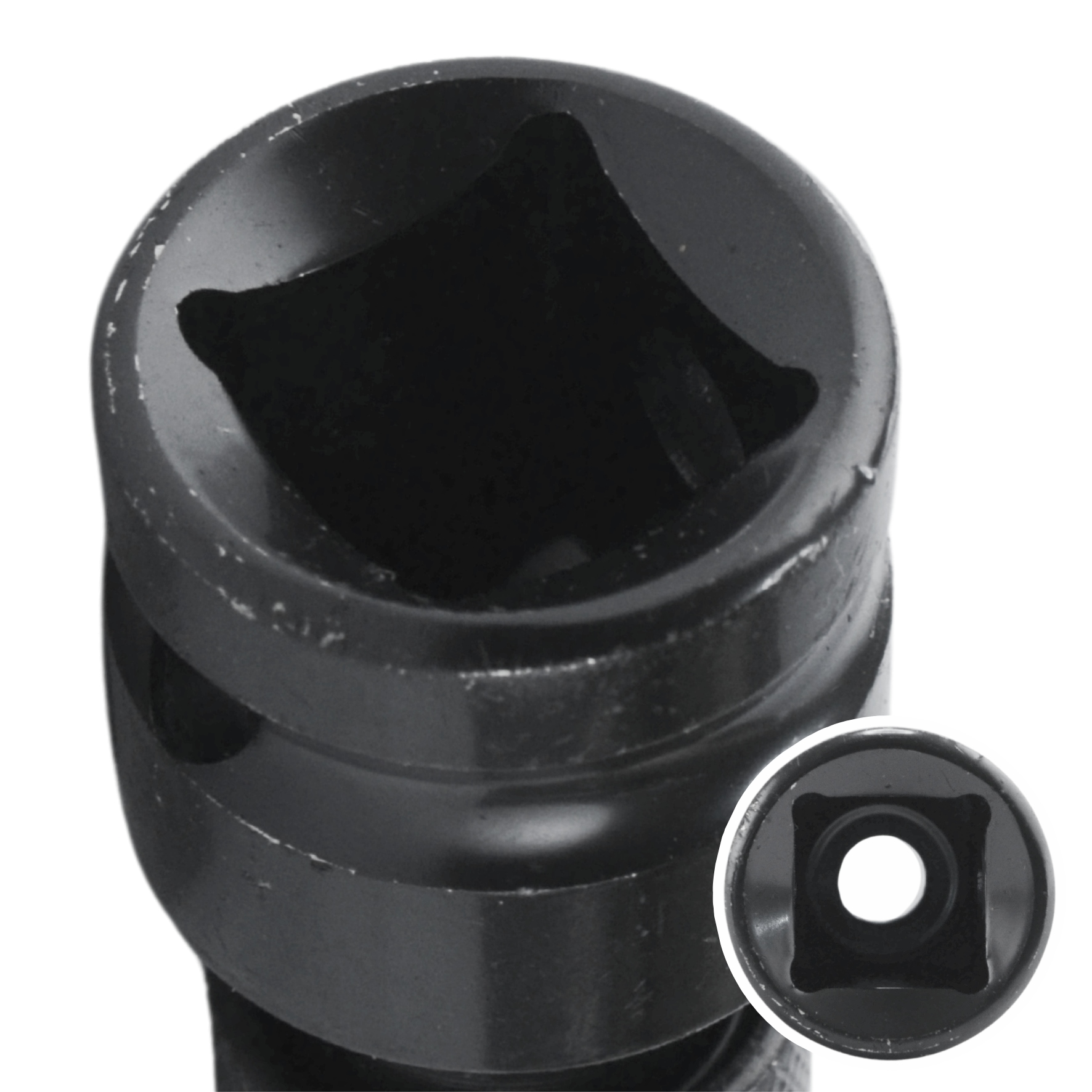 ADAPTER KLUCZY UDAROWYCH PRZEJŚCIÓWKA PRZEJŚCIE 1/2 KWADRAT - 1/4 HEX BLACK Marka Black