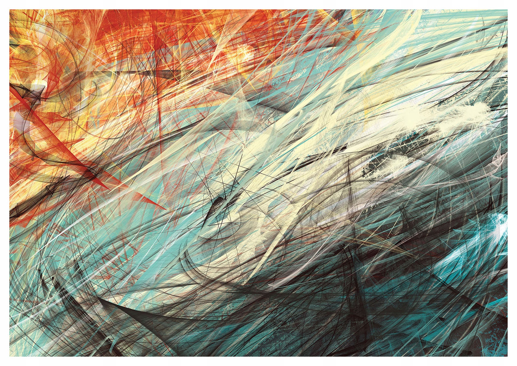 Abstraktní vinylový vír Fraktální design 312x219 Fototapeta lepidlo