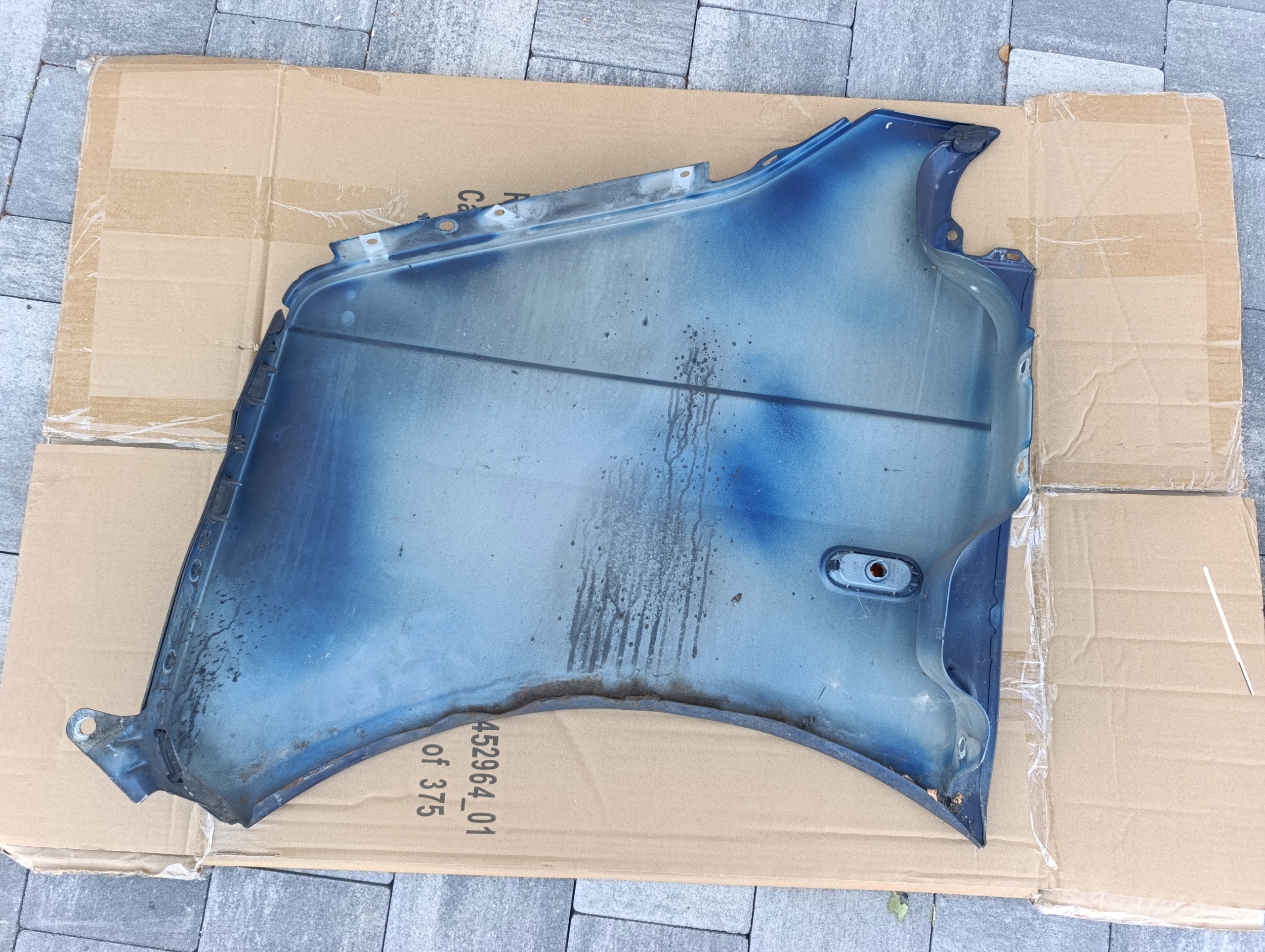 VW T5 T5 LIFT Kotflügel rechts blauer/ graphit