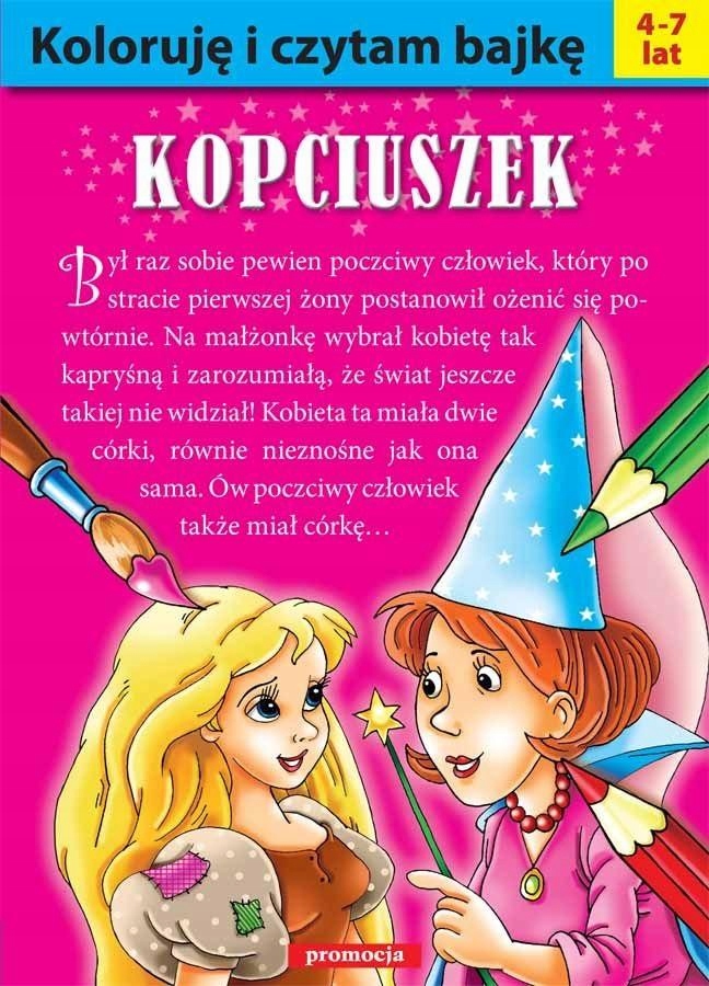 

Koloruję i czytam bajkę Kopciuszek