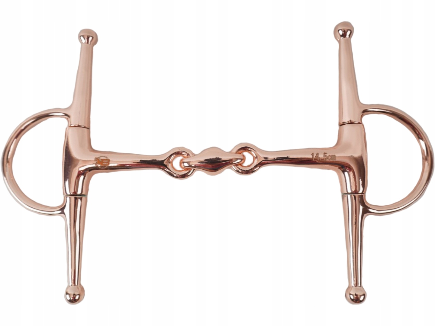 Udidlo s dvojitým lámáním vousů Rose Gold Balotade 14,5 cm
