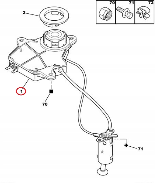 WINDA KOŁA ZAPASOWEGO CITROEN C4/ PEUGEOT 5008 Wersja Europejska